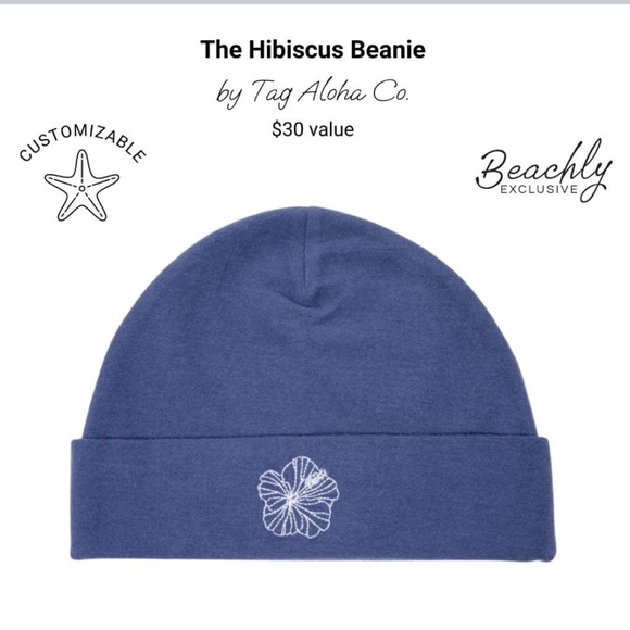 Tag Aloha Hibiscus Beanie - Picture 3 of 11